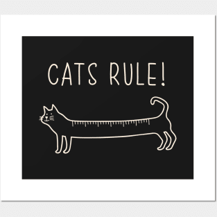 cats rule Posters and Art